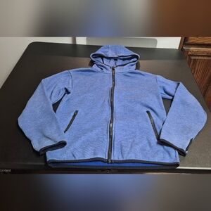Ladies size large (12/14) blue Champion Victory Fleece full zip hoodie